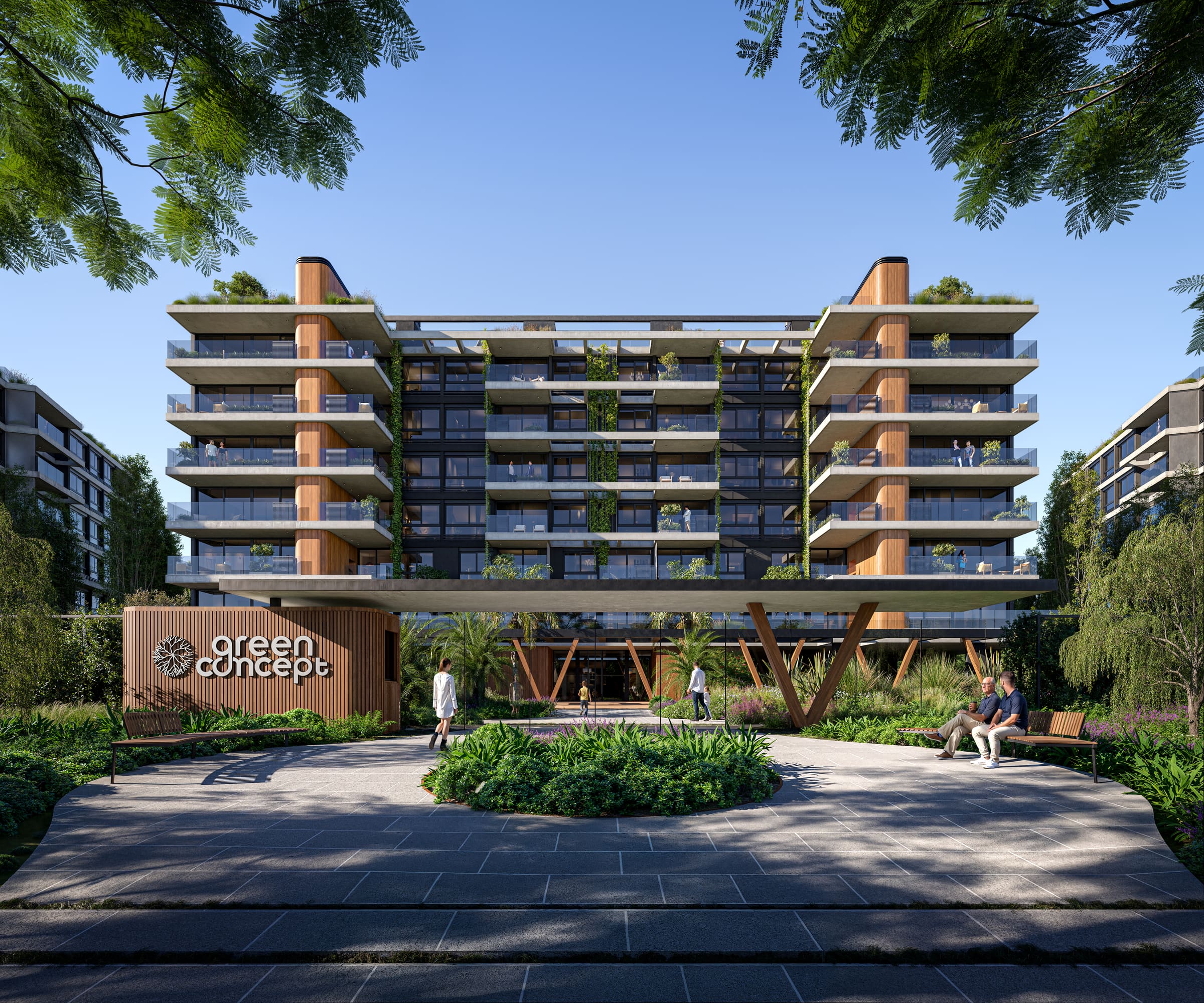 Green Concept — acceso principal
