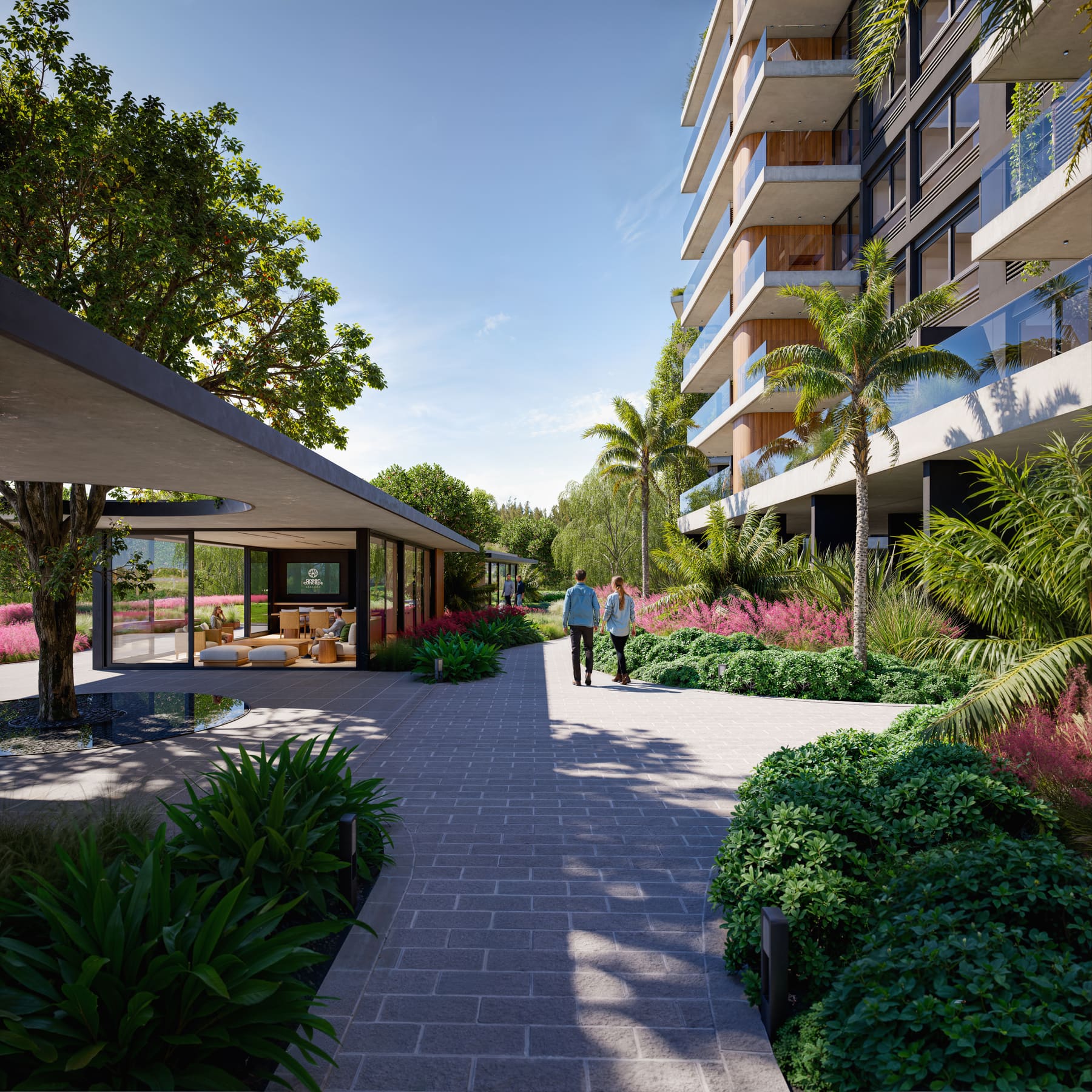 Paseo de amenities